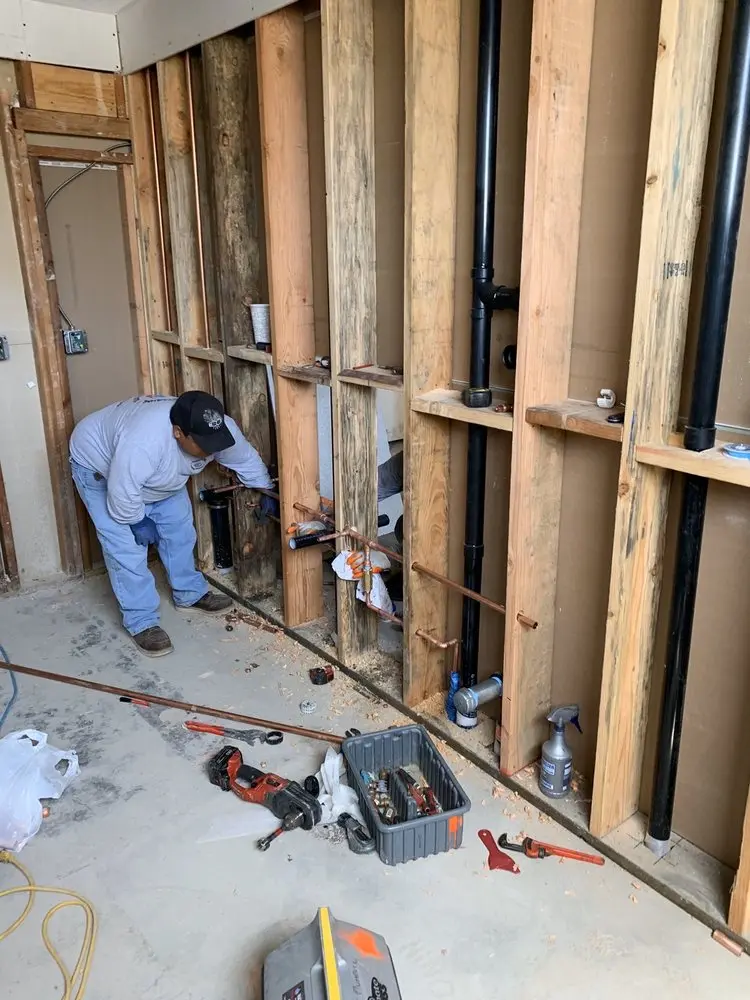 Commercial rough-in plumbing for Water Heater Replacement in Chimney Hill Estates